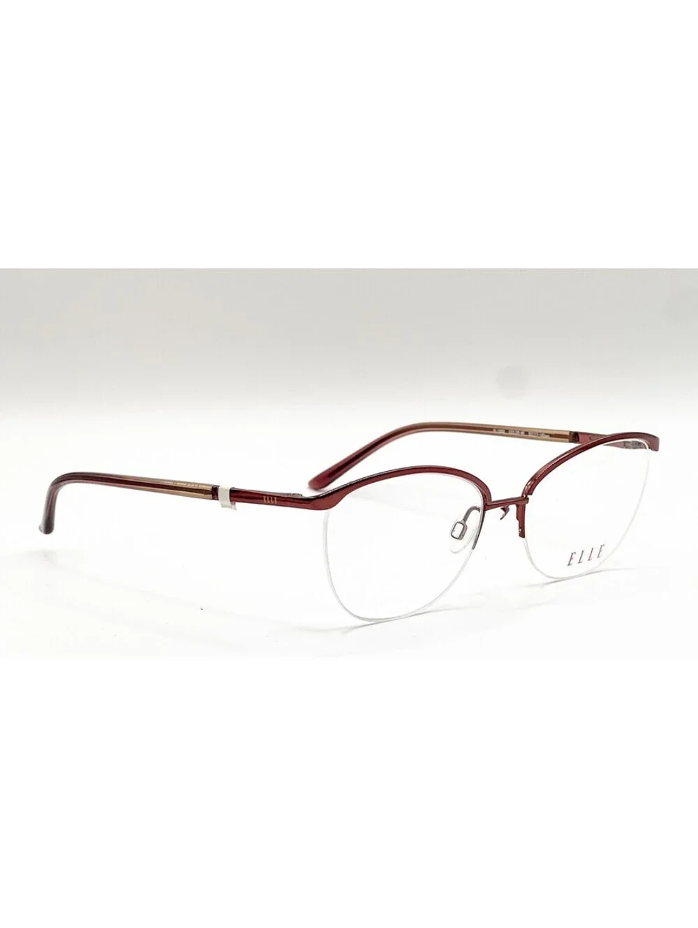 Elle EL13502 WI Wine Cat Eye Authentic Eyeglass Frames 53-17-140